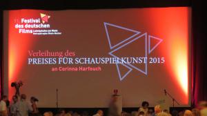 Der Preis für Schauspielkunst geht an Corinna Harfouch  