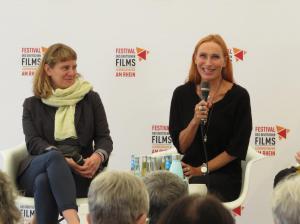 Katharina Dufner und Andrea Sawatzki nach ihrem Film "Casting".