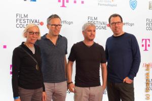 Die Crew zum Film "Las Herederas". 2. von links der Produzent Christoph Friedel, 3. v.l. der Produzent Sebastián Peña Escobar.