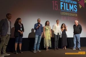 Das Team beim Festival des Deutschen Films in LU.