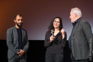 Für "Sky and Ground" standen die Hauptfigur Abdallah Sheikh Nabi Guevara und die Regisseurin Talya Tibbon auf der Bühne