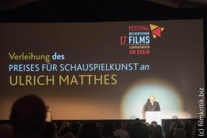 Ulrich Matthes erhielt den Preis für Schauspielkunst.