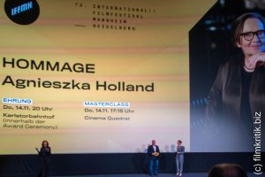 ... und Agnieszka Holland, bei der viele deren Filme gezeigt werden.