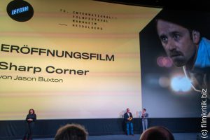 Der Eröffnungsfilm war „Sharp Corner“...