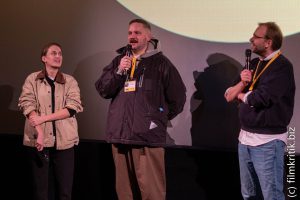 Viktoria Stolpe (Produktion) und Roderick Warich (Regie) vom Film Funeral Casino Blues