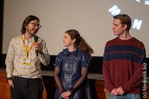 Chris Merola, Skye Alyssa Friedman und Harrison Kraft