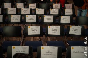 Die Vorbereitungen für die Preisverleihung sind fast abgeschlossen