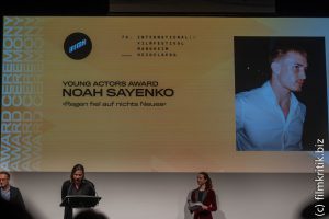 Der Young Actors Award ging an Noah Sayenko