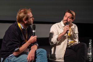 Moritz Binder (r), der u.a. mit Tim Fehlbaum am Drehbuch für September 5 arbeitete